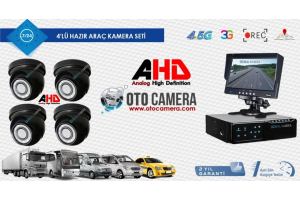AHD 4 Kameralı Araç Kamera Sistemi  