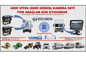 Geri Vites Kamera Seti  2 Kameralı